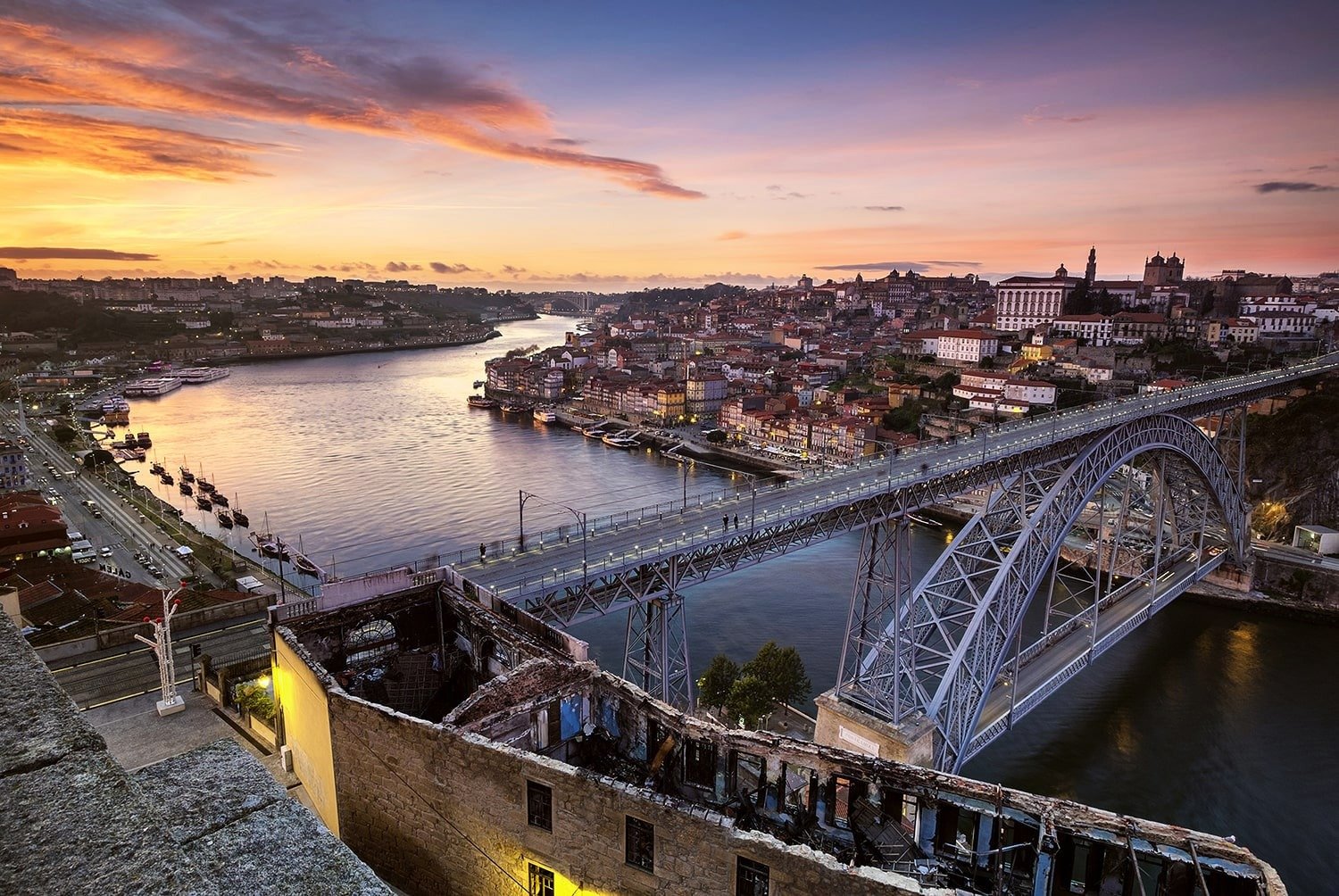Porto Old Town Sunset